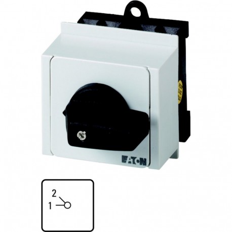 Eaton-moeller T0-3-15016/IVS Y7-12582 EATON ELECTRIC Step switches, Contacts: 6, 20 A, front plate: 1-2, 45 °, Unin..