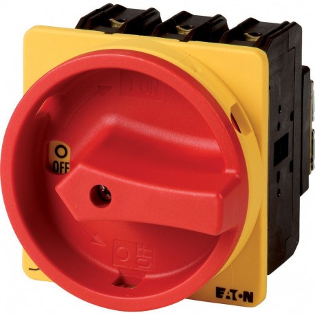 Eaton-moeller P3-100/EA/SVB/2HI11 Y7-12723 EATON ELECTRIC Main switch, 3 pole + 2 N/O + 2 N/C, 100 A, Emergency-Sto..