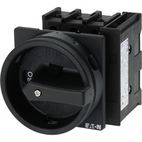 Eaton-moeller P1-32/EA/SVB-SW/HI11 Y7-12772 EATON ELECTRIC Main switch, 3 pole + 1 N/O + 1 N/C, 32 A, STOP function..
