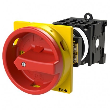 EATON - MOELLER T0-3-8341/V/SVB T0-3-8341/V/SVB 013501 Y7-13501 EATON ELECTRIC Main switch, 5-pole, 20 A, Emergency-Stop function, 90 °, rea..