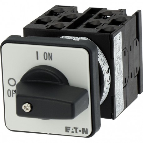 EATON - MOELLER T0-4-8344/E T0-4-8344/E 014000 Y7-14000 EATON ELECTRIC On-Off switch, 8-pole, 20 A, 90 °, flush mounting