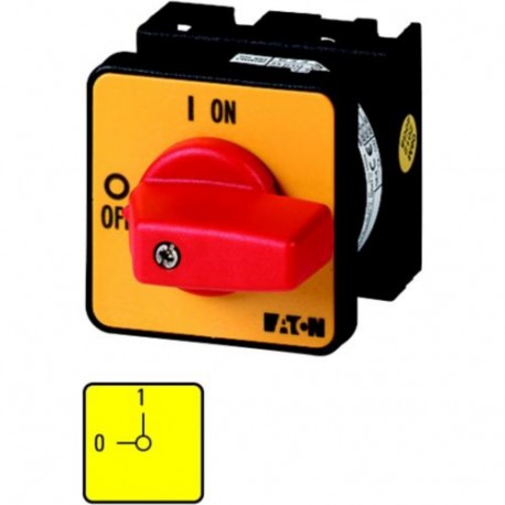 Eaton-moeller T0-4-8344/E-RT Y7-14001 EATON ELECTRIC On-Off switch, 8-pole, 20 A, Emergency-Stop function, 90 °, fl..