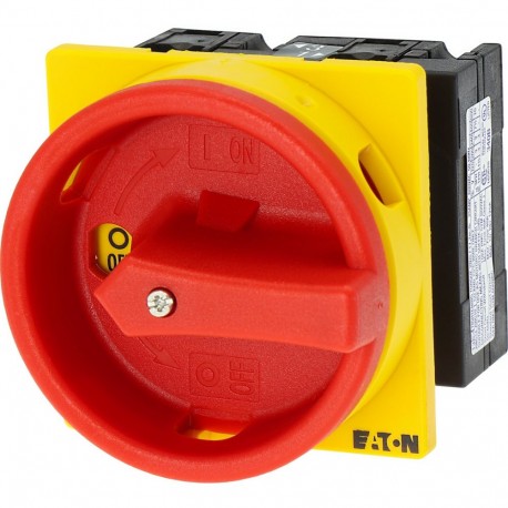 EATON - MOELLER T3-1-102/EA/SVB T3-1-102/EA/SVB 014374 Y7-14374 EATON ELECTRIC Main switch, 2 pole, 32 A, Emergency-Stop function, 90 °, Loc..