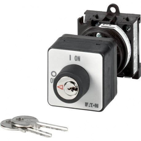 EATON - MOELLER T0-1-102/Z/S T0-1-102/Z/S 014971 Y7-14971 EATON ELECTRIC ON-OFF switches, 2 pole, 20 A, Key operated lock mechanism S-T0,..