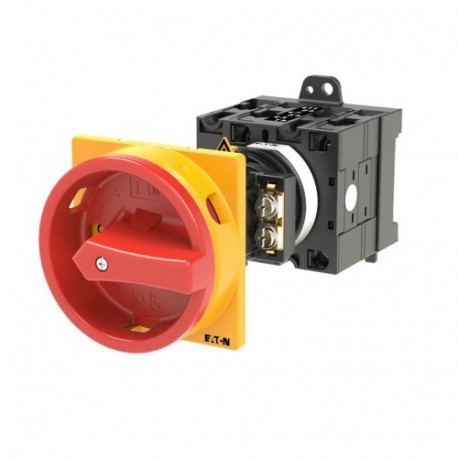 Eaton-moeller T3-3-15680/V/SVB Y7-16748 EATON ELECTRIC Main switch, 3 pole + N + 1 N/O + 1 N/C, 32 A, Emergency-Sto..