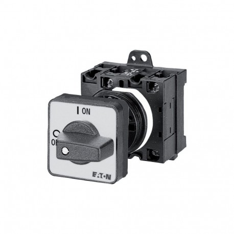 Eaton-moeller T0-3-15683/Z Y7-16843 EATON ELECTRIC On-Off switch, 3 pole + 2 N/O + 1 N/C, 20 A, 90 °, rear mounting