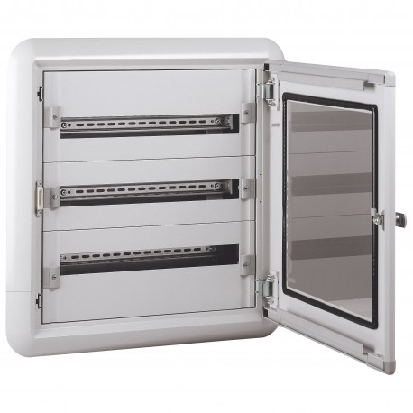 LEGRAND 020013 020013 LEGRAND XL3 160 FLUSH-MOUNTED METAL 3 ROWS