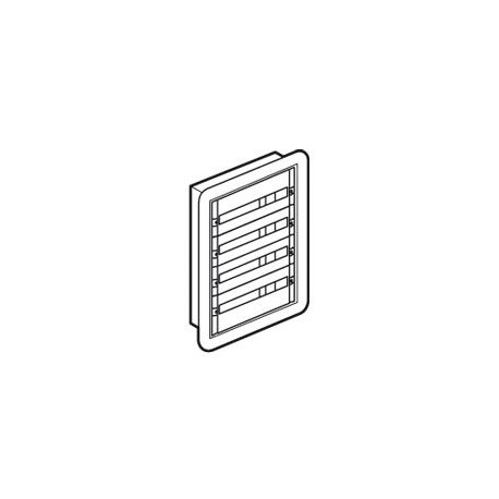 LEGRAND 020014 020014 LEGRAND XL3 160 FLUSH-MOUNTED METAL 4 ROWS