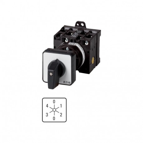 Eaton-moeller T3-4-8006/Z Y7-20513 EATON ELECTRIC Voltmeter selector switches, Contacts: 8, 32 A, front plate: 0-1-..