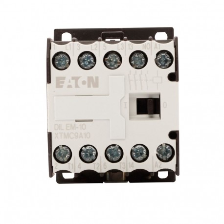 Eaton-moeller DILEM-10(110V50/60HZ) Y7-21455 EATON ELECTRIC Contactor, 3p+1N/O, 4kW/400V/AC3