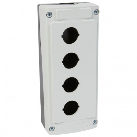 LEGRAND 024204 024204 LEGRAND BOITIER VIDE 4 TROUS GREY