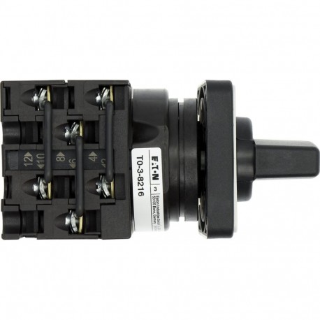 EATON - MOELLER T0-3-8216/E T0-3-8216/E 024609 Y7-24609 EATON ELECTRIC Changeoverswitches, Contacts: 6, 20 A, front plate: 2 0 1, 45 °, ..