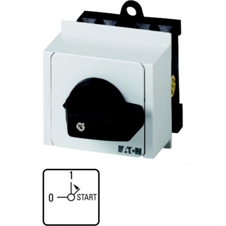 EATON - MOELLER T0-1-15511/IVS T0-1-15511/IVS 026994 Y7-26994 EATON ELECTRIC ON-OFF button, Contacts: 2, Spring-return in START position, 2..