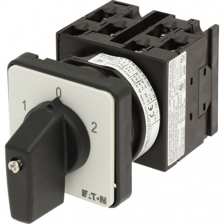 EATON - MOELLER T0-3-8212/E T0-3-8212/E 029353 Y7-29353 EATON ELECTRIC Changeoverswitches, Contacts: 6, 20 A, front plate: 1-0-2, 60 °, ..