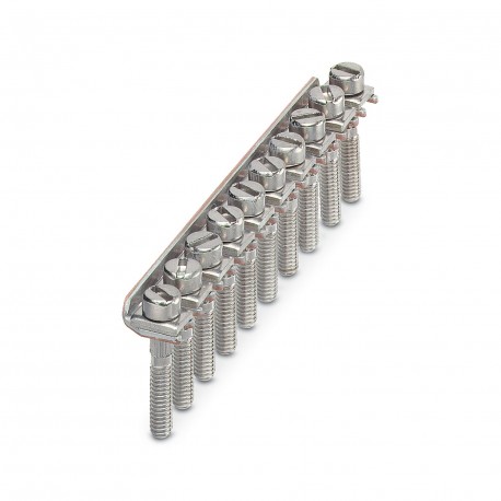 Phoenix contact FB 10-RTK/S Fixed bridge, Number of positions: 10, Color: silver
