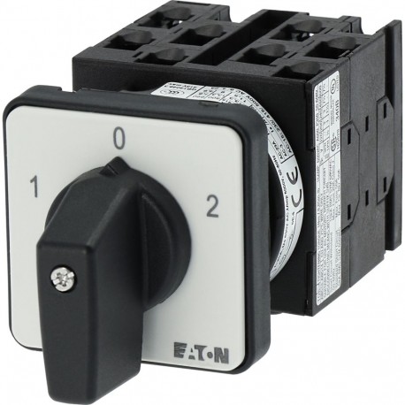 EATON - MOELLER T0-4-8213/E T0-4-8213/E 031726 Y7-31726 EATON ELECTRIC Changeoverswitches, Contacts: 8, 20 A, front plate: 1-0-2, 60 °, ..