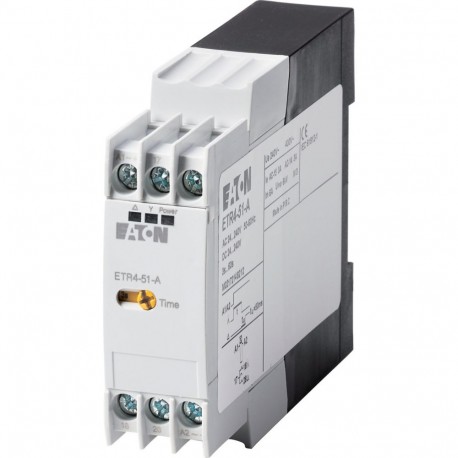 Eaton-moeller ETR4-51-A Y7-31884 EATON ELECTRIC Timing relay, star-delta, 50 ms, 1W, 3-60s, 24-240VAC/DC
