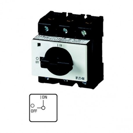 EATON - MOELLER P3-100/IVS/N P3-100/IVS/N 034132 Y7-34132 EATON ELECTRIC On-Off switch, 3 pole + N, 100 A, Lockable in the 0 (Off) positi..