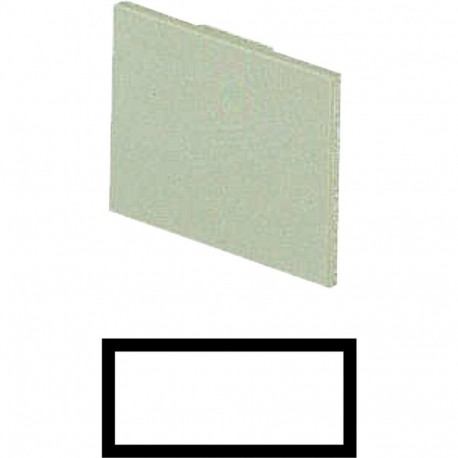 EATON - MOELLER 02SQ25 02SQ25 038074 Y7-38074 EATON ELECTRIC Insert label, AL, blank