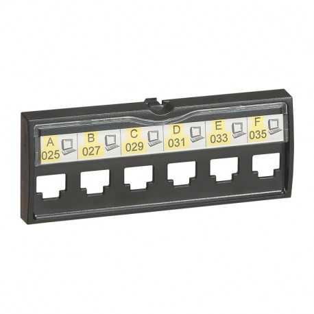 Legrand 038747 LABEL IMP 6MOD LEXIC