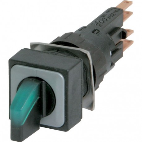 Eaton-moeller Q18LWK1-GN Y7-39336 EATON ELECTRIC Illuminated selector switch actuator, 2 positions, green, momentary