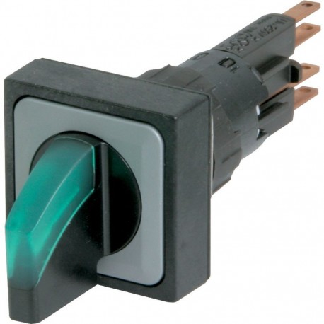 EATON - MOELLER Q25LWK1-GN/WB Q25LWK1-GN/WB 040377 Y7-40377 EATON ELECTRIC Illuminated selector switch actuator, 2 positions, green, momen..