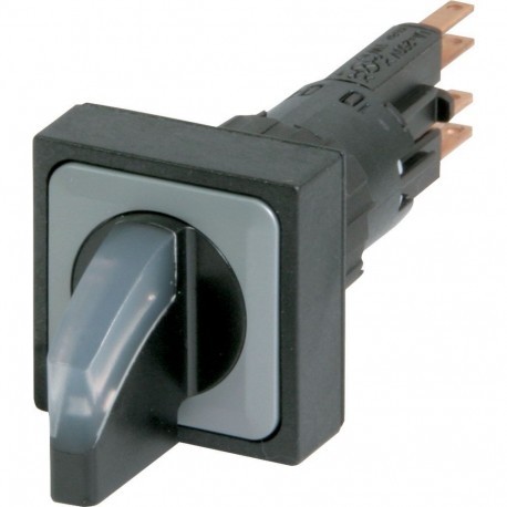 Eaton-moeller Q25LWK1-WS Y7-40658 EATON ELECTRIC Illuminated selector switch actuator, 2 positions, white, momentary