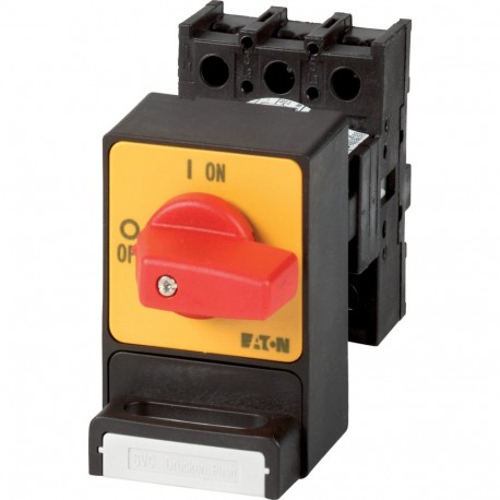 EATON - MOELLER P1-25/E/SVC(S)-RT P1-25/E/SVC(S)-RT 044974 Y7-44974 EATON ELECTRIC Panic switches, 3 pole, 25 A, Padlocking feature SVC, front..