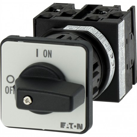 EATON - MOELLER T0-3-8342/EZ T0-3-8342/EZ 045997 Y7-45997 EATON ELECTRIC On-Off switch, 6 pole, 20 A, 90 °, centre mounting