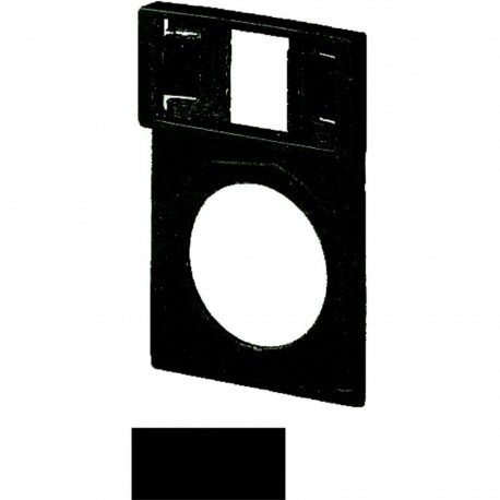 Eaton-moeller Q25TS-01 Y7-46184 EATON ELECTRIC Carrier, +label, blank, black, facility for inscription
