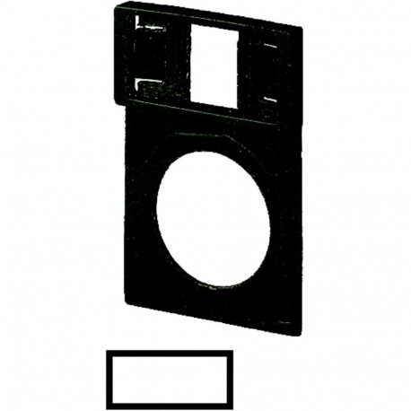 EATON - MOELLER Q25TS-02 Q25TS-02 046185 Y7-46185 EATON ELECTRIC Carrier, +label, blank, alu, facility for inscription