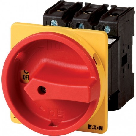 Eaton-moeller P3-63/V/SVB Y7-48218 EATON ELECTRIC Main switch, 3 pole, 63 A, Emergency-Stop function, Lockable in t..