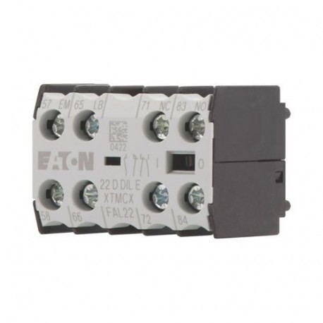 EATON - MOELLER 22DDILE 22DDILE 049823 Y7-49823 EATON ELECTRIC Auxiliary contact, 1N/O+1N/O early+1N/C+1N/C late, surface mounting, ..