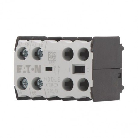 Eaton-moeller 11DDILE XTMCXFAL11 EATON ELECTRIC Auxiliary contact module, 1N/O early+1N/C late, surface mounting, s..