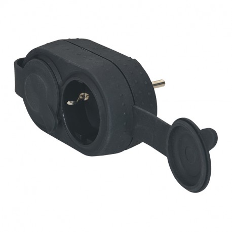 LEGRAND 050490 050490 LEGRAND Base plug 10/16A colour black