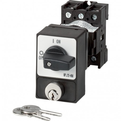 Eaton-moeller P1-32/Z/SVA(A) Y7-50973 EATON ELECTRIC ON-OFF switches, 3 pole, 32 A, Cylinder lock SVA, rear mountin..