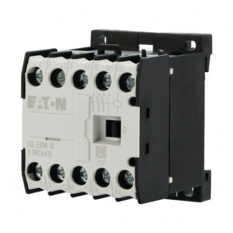 Eaton-moeller DILEEM-10(240V50HZ) Y7-51602 EATON ELECTRIC Contactor, 3p+1N/O, 3kW/400V/AC3
