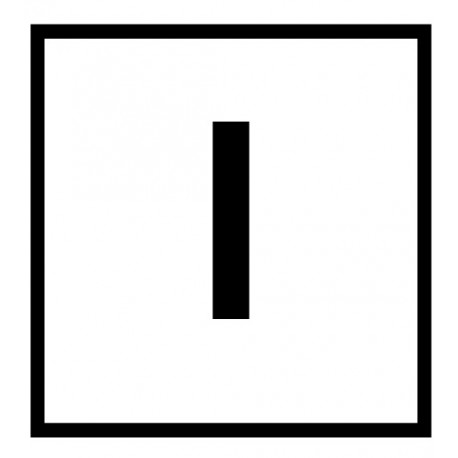 Eaton-moeller 20TQ18 Y7-54509 EATON ELECTRIC Button plate, white, symbol Start/On