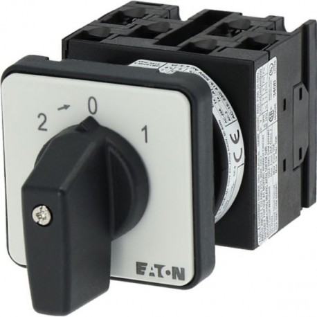 EATON - MOELLER T0-3-15393/E T0-3-15393/E 057841 Y7-57841 EATON ELECTRIC Universal control switches, Contacts: 6, 20 A, front plate: 2 0-..