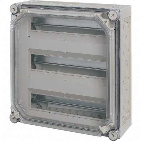 Eaton-moeller AE/I44E/T Y7-61937 EATON ELECTRIC MCB enclosure, +door, 3x15space units, HxWxD 375x375x150mm