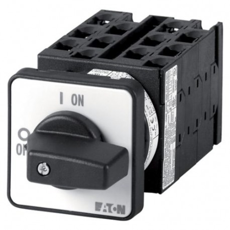 EATON - MOELLER T0-6-8370/E T0-6-8370/E 062577 Y7-62577 EATON ELECTRIC Changeoverswitches, Contacts: 12, 20 A, front plate: 1-2, 90 °, m..