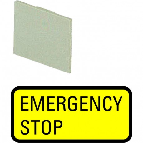 EATON - MOELLER 299SQ25 299SQ25 063199 Y7-63199 EATON ELECTRIC Insert label, yellow, emergency-Stop