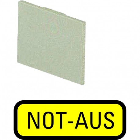 Eaton-moeller 199SQ25 Y7-63200 EATON ELECTRIC Insert label, yellow, emergency switching off