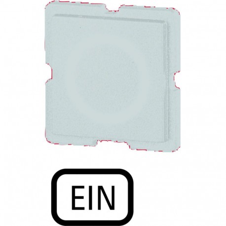 EATON - MOELLER 123TQ25 123TQ25 063747 Y7-63747 EATON ELECTRIC Button plate, white, ON