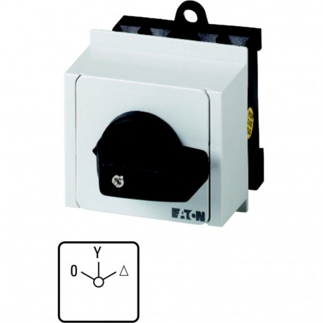 EATON - MOELLER T0-4-8410/IVS T0-4-8410/IVS 064945 Y7-64945 EATON ELECTRIC Star-delta switches, Contacts: 8, 20 A, front plate: 0-Y-D, 60 ..