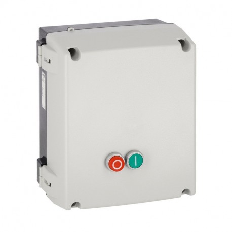 Lovato-electric M3P06512400B7 LOVATO DIRECT-ON-LINE-STARTER, ENCLOSED WITH THERMAL OVERLOAD RELAY, WITH START AND STOP/RESET..