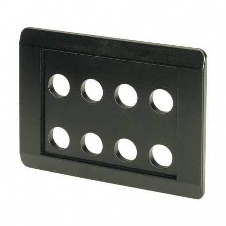 Eaton-moeller E8-SW Y7-65212 EATON ELECTRIC Flush mounting plate, black, 8 mounting locations