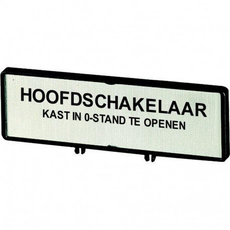 Eaton-moeller ZFS67-T0 Y7-65750 EATON ELECTRIC Clamp with label + label open main switch only in 0 position in NL f..