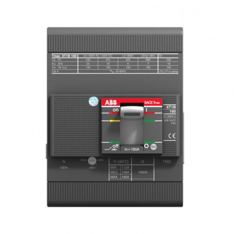 Abb 1SDA066821R1 XT1B 160 TMD 160-1600 4p F F InN 100%