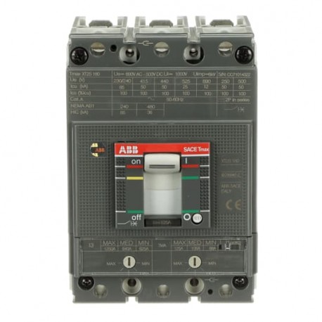 ABB 1SDA067559R1 1SDA067559R1 ABB XT2S 160 TMA 125-1250 3p F F